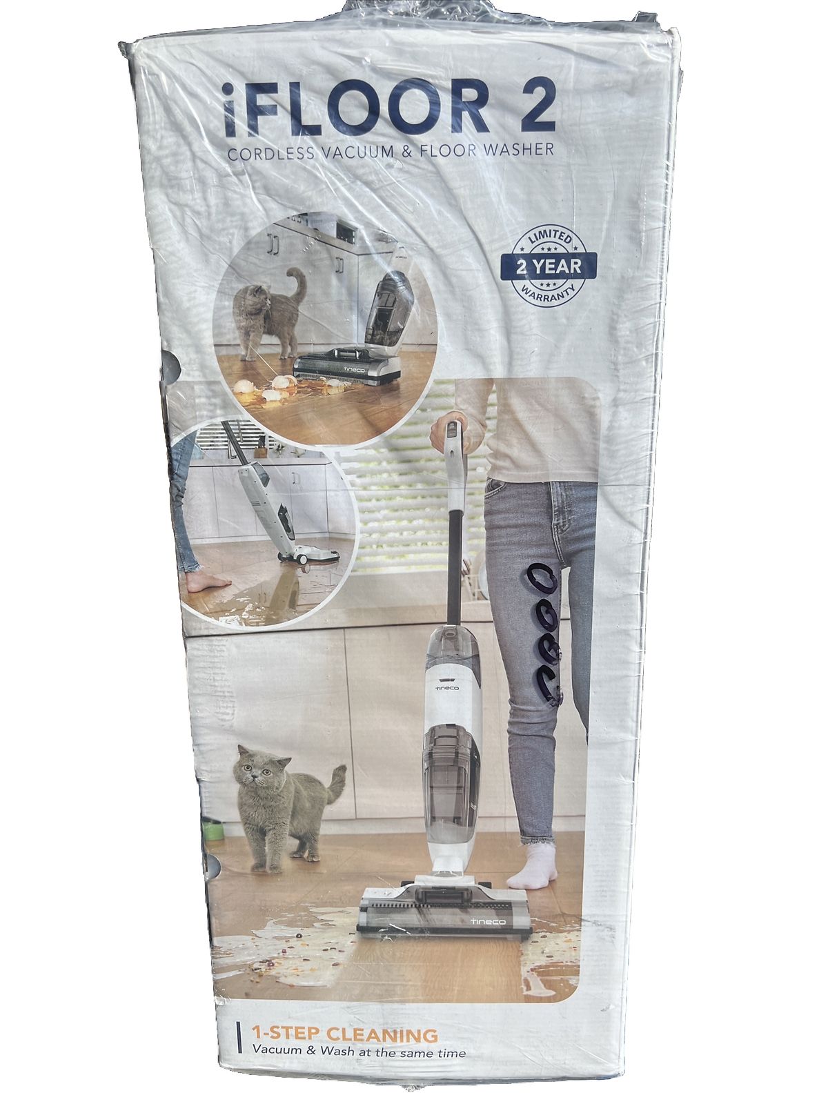 NEW Tineco iFloor 2 Max Cordless Wet/Dry Vacuum and Hard Floor Washer Contino