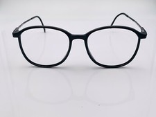 Vintage Poppi W60 Black Metal Oval Sunglasses Japan FRAMES ONLY