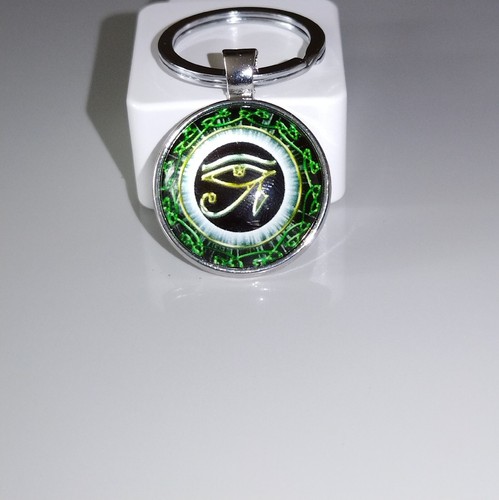 EYE OF HORUS EGYPTIAN VINTAGE PENDANT KEYRING - Picture 3 of 11