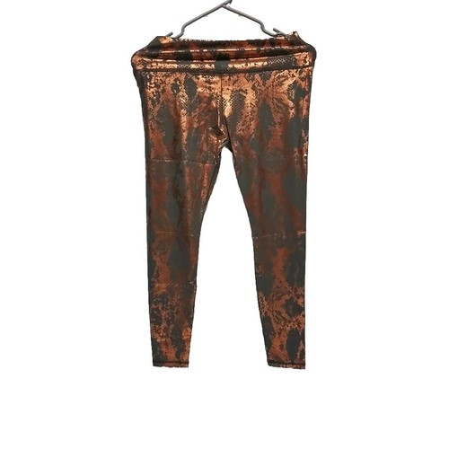 Gilded Workout Yoga Pants High Waist/Snake Printed sport Leggings Fitness - Picture 4 of 4