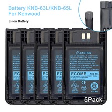 5/10 Pack New KNB-63L Baterry For KENWOOD TK-3000M2 TK-3000T TK-3000T2