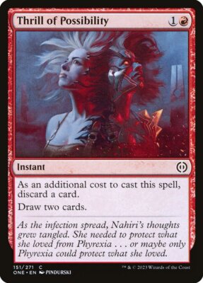 Magic the Gathering (mtg): ONE: Thrill of Possibility  (x 4)
