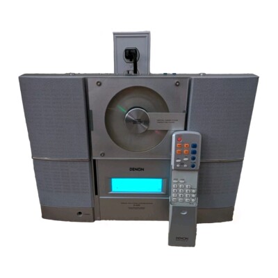 Great Sound Denon D-A03 Hi Fi CD AM/FM Vertical-style Mini Stereo System READ