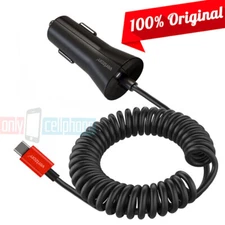 Original Verizon USB-C Type-C Fast Car Charger for Galaxy S23/S22/S21/S20/S10