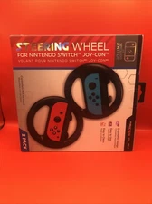 2 Pack PressPlay Racing Steering Wheel- Nintendo Switch Joy-Con Controller Grips