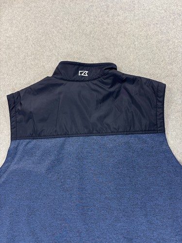 USGA Member Cutter & Buck Golf Jacket Vest (Men's Large) Blue - Picture 11 of 12