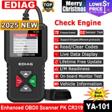 Full OBD2 Diagnostic Tool Car Check Engine Fault Code Reader OBDII Scanner USA