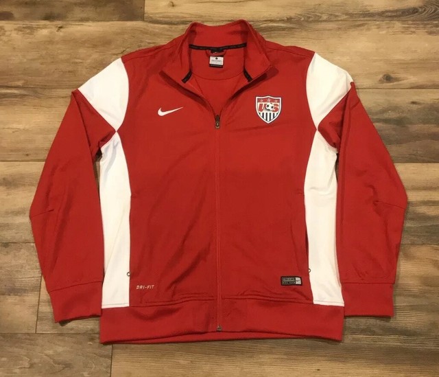 United States USA National Team Nike Futbol Soccer Track Jacket Mens