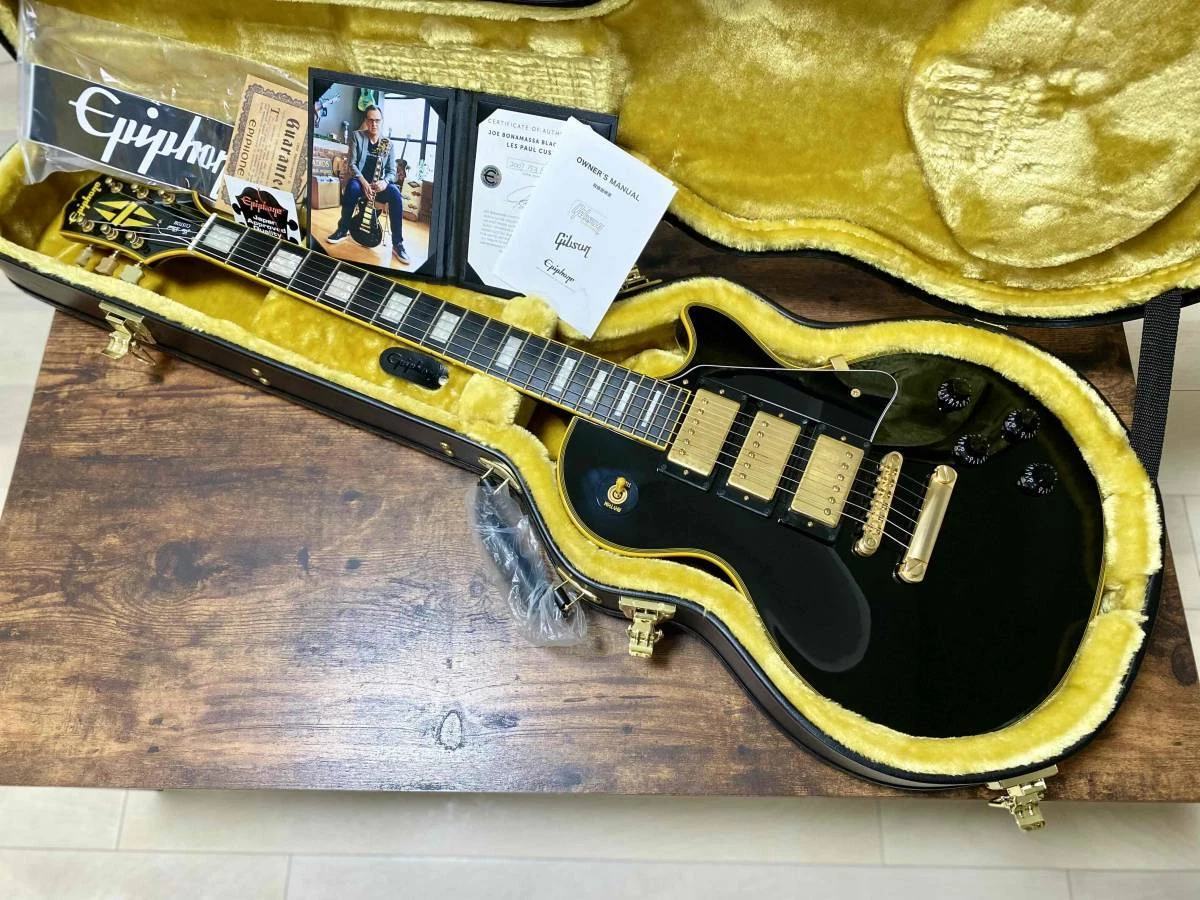 Epiphone Les Paul Custom Black Beauty Joe Bonamassa Signature