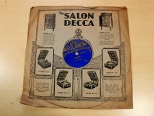 Eda Kersey/The Gentle Maiden & Rigaudon/1929 Decca Shellac 10"/78 RPM