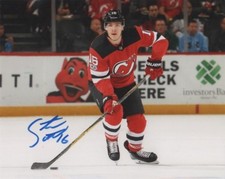 New Jersey Devils Steve Santini Autographed Signed 8x10 Photo COA #1