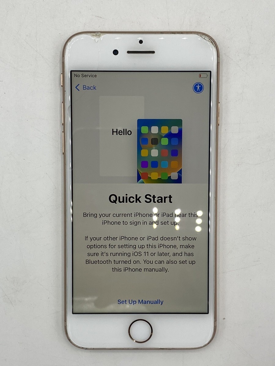 Apple iPhone 8 in Rose Gold (64 GB & unlocked) Works But Has Apple iPhone 8 in Rose Gold (64 GB & unlocked) Works But Has