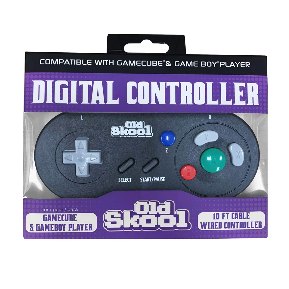 DIGITAL CONTROLLER COMPATIBLE WITH GAMECUBE & GAMEBOY PLAYER -,Black - Image 3 of 3