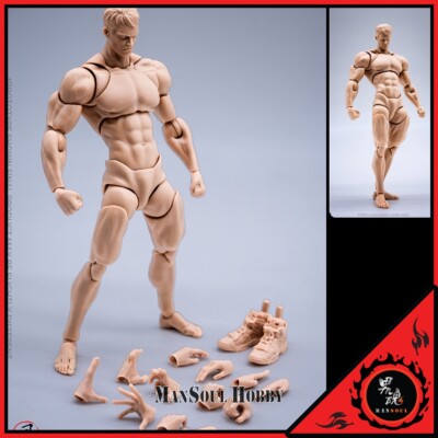 NEW AUTHENTIC WIND TOYS 1/12 Super Action Male Body White Figure