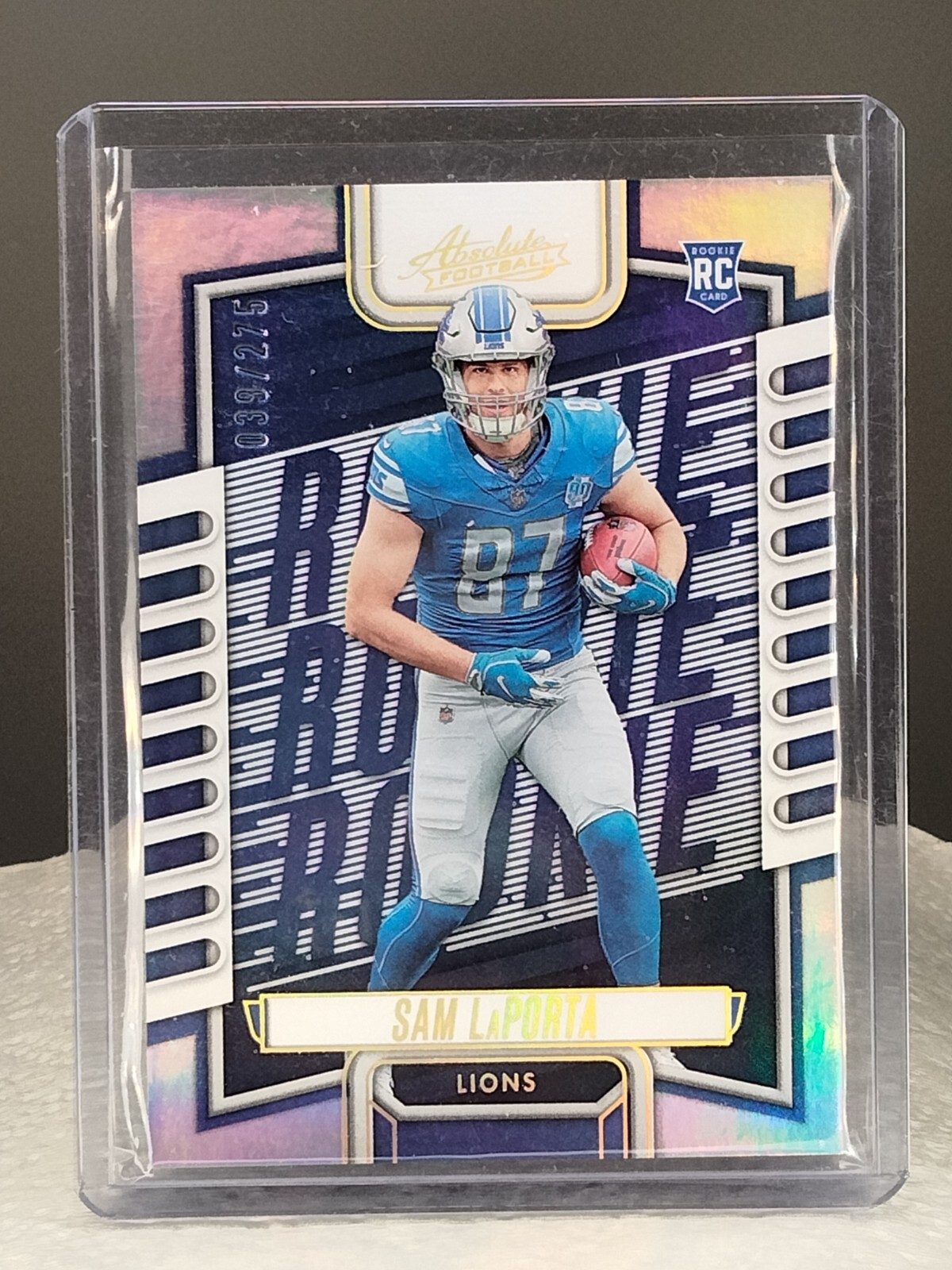 2023 Panini Absolute Silver Spectrum Rookie RC Sam LaPorta /275 #115 Lions Hobby