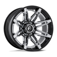 20 Inch Wheels Rims Chrome Black Fuel Fusion Forged Brawl Fc401 20x10 8x180 Lug