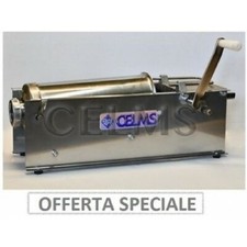 INSACCATRICE A 2 VELOCITA' 5 KG CELMS IN ACCIAIO INOX RECIPIENTE 18/10 MANUALE