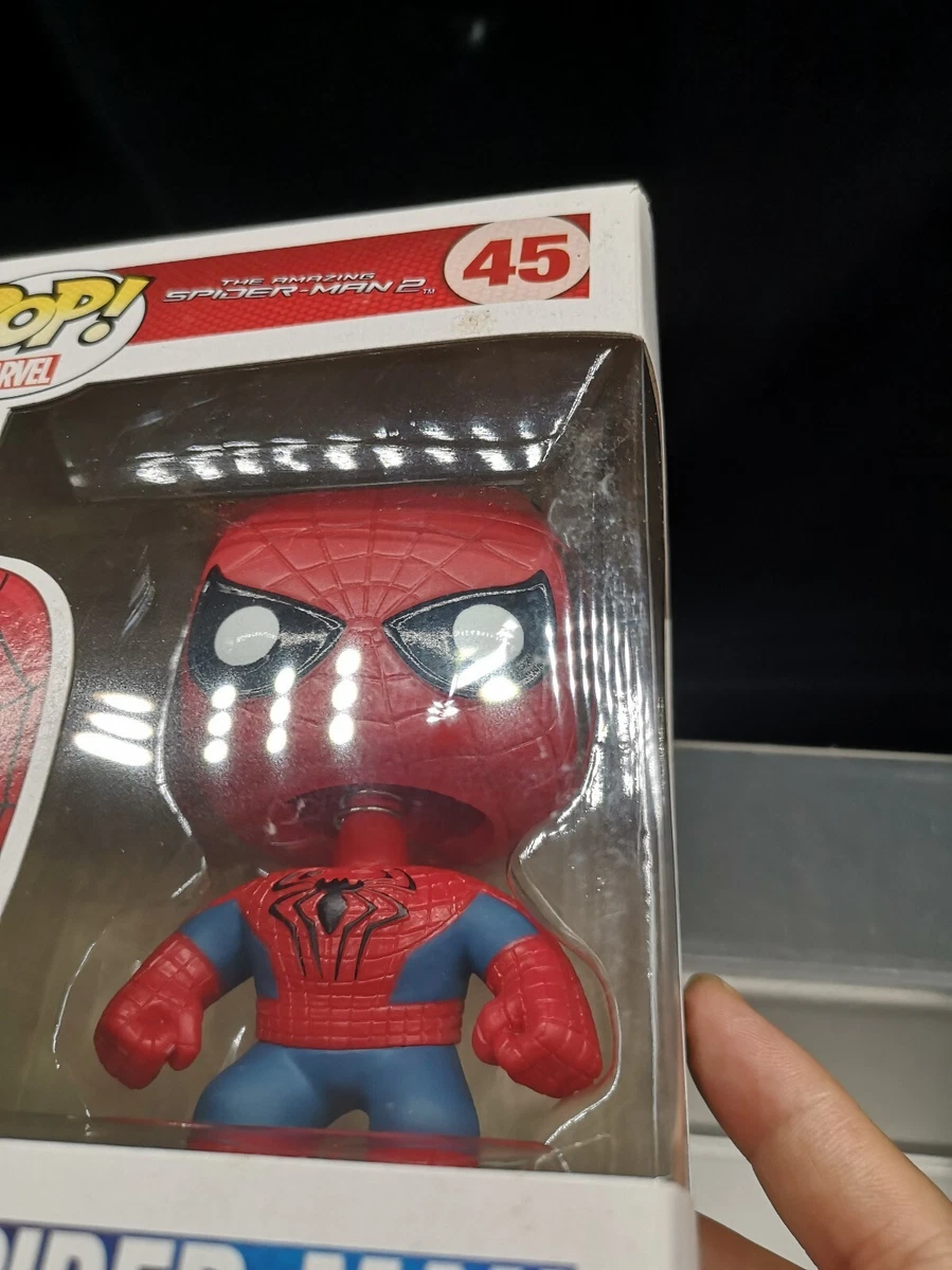 AUTHENTIC Funko Pop! Marvel The Amazing Spider-Man 2 Spider-Man #45 Vinyl Figure