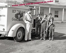 Vintage Good Humor Ice Cream Truck Alexandria Virginia Year 1941 8x10