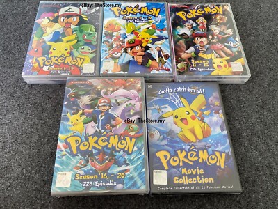 POKEMON SERIES [Season 20 21 Movies] DVD All Region