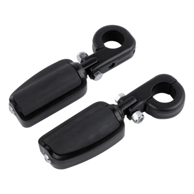 1 1/4'' Highway Bar Footpeg Pegs Clamps Fit For Harley Road King Softail Fatboy