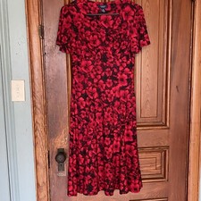 Chaps Floral Dress 2000s Vintage Size S