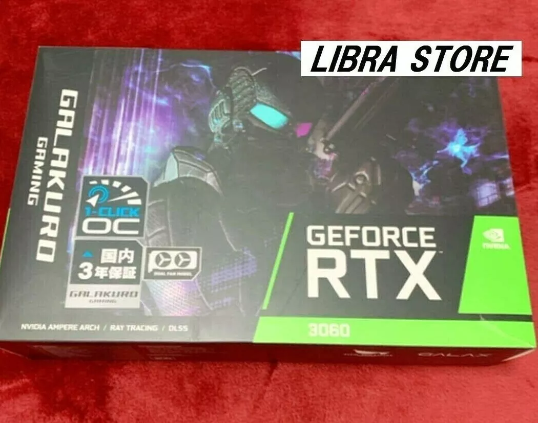 NVIDIA GEFORCE GALAKURO GAMING GG RTX3060 E12GB OC DF LHR PCIExp 12GB from  JAPAN