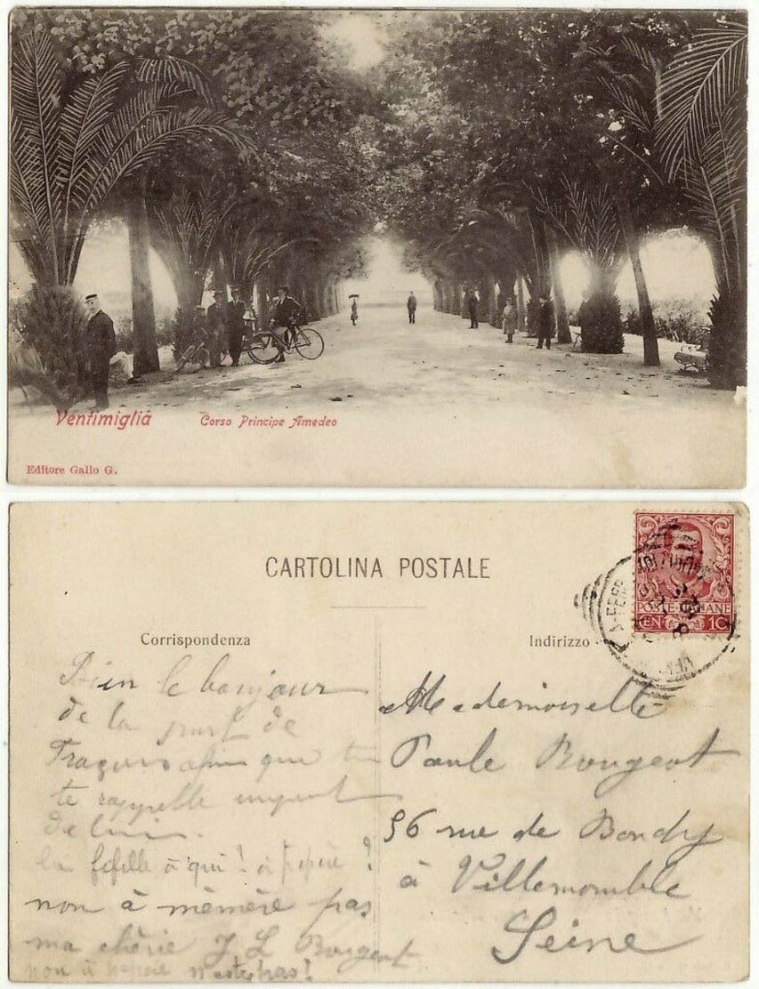 VENTIMIGLIA - CORSO PRINCIPE AMEDEO - VIAGG. -18844-