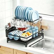Dish Rack, Stainless Steel Dish Drying Rack for Kitchen Counter, Large Capaci...