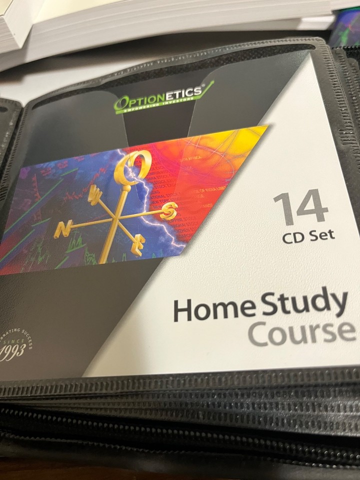 Optionetics Options Home Study Course 4 Books, 6 DVDs, & 14 CD Set ,j23 ...