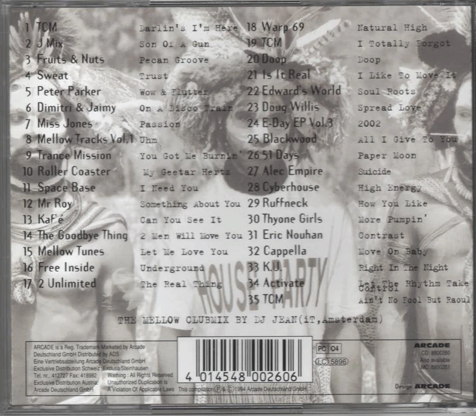 Compilation - House Party 11 (The '94 Summer Of Love Edition) - CD - 1994 - Bild 2 von 2