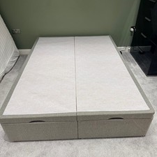DOUBLE Ottoman Storage Bed Divan Bed  Gas Lift Up Frame Base SHOWROOM CONDITION