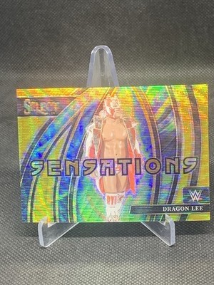 2024 Panini Select WWE - DRAGON LEE - Sensations Gold Wave /10 SP #8