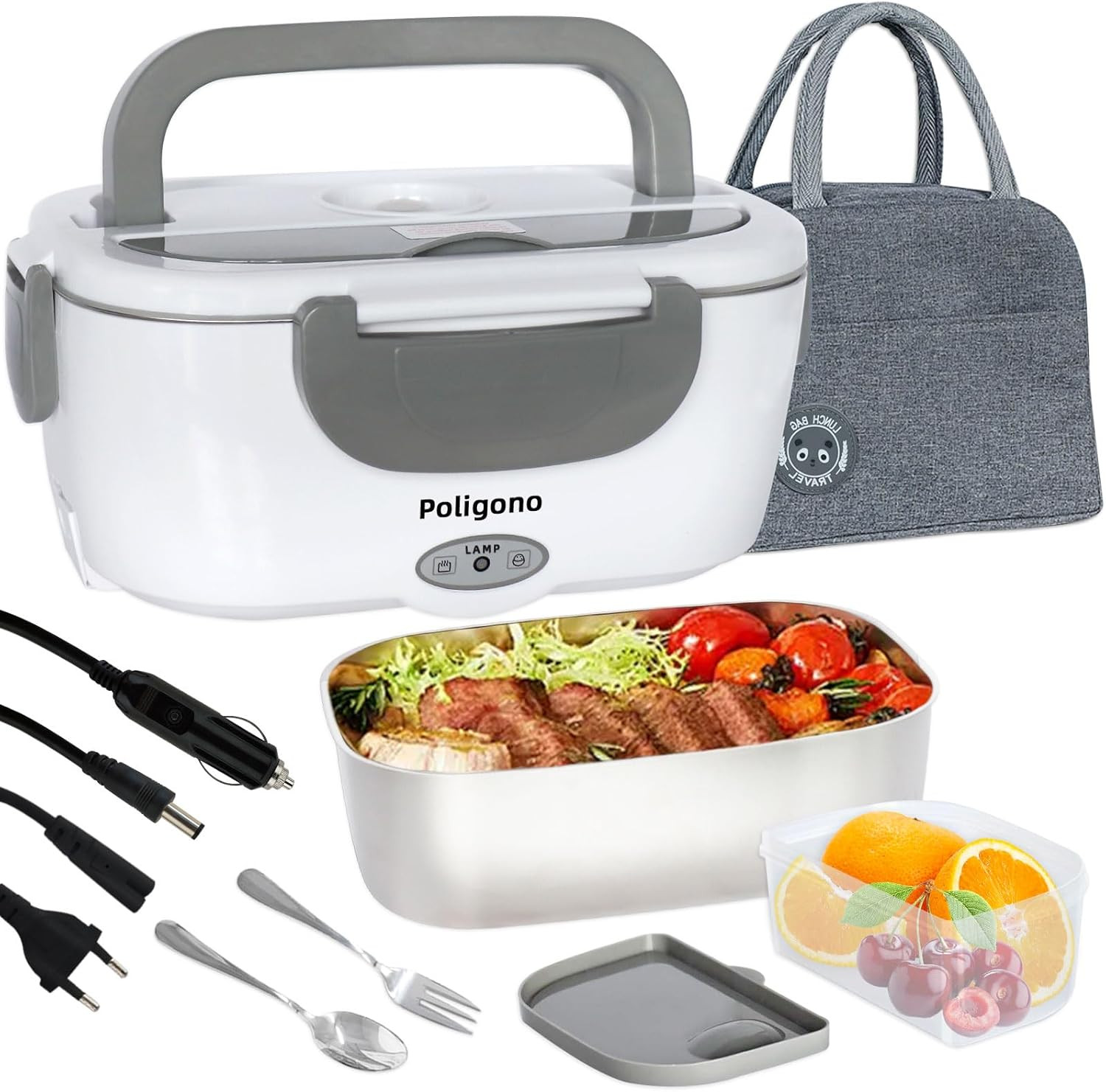 Portavivande Elettrico 1.5L - Scaldavivande Rapido Inox + Borsa - 1