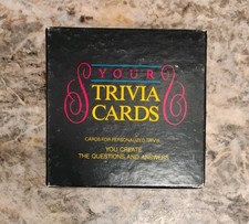 Your Trivia Cards - Vintage 1984 - You Create The Questions And Answers