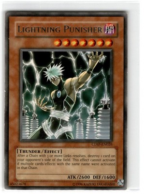 Yu-Gi-Oh! Lightning Punisher Unlimited CDIP-EN026 Moderately Played Rare