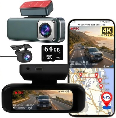 1080P Dual Dash Cams Car Security Recorder Front and Rear