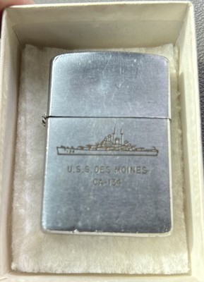 USS Des Moines CA-134 1953-54 6th Fleet Flagship Zippo