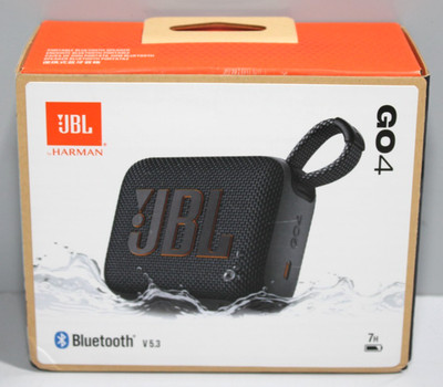 JBL GO 4 Bluetooth Lautsprecher Schwarz Waterproof IP67 Portable NEU