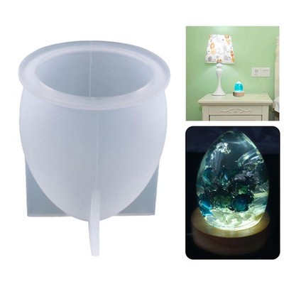 Resin 3D Drachenei Silikonform Epoxid Gießform für Wohndeko L