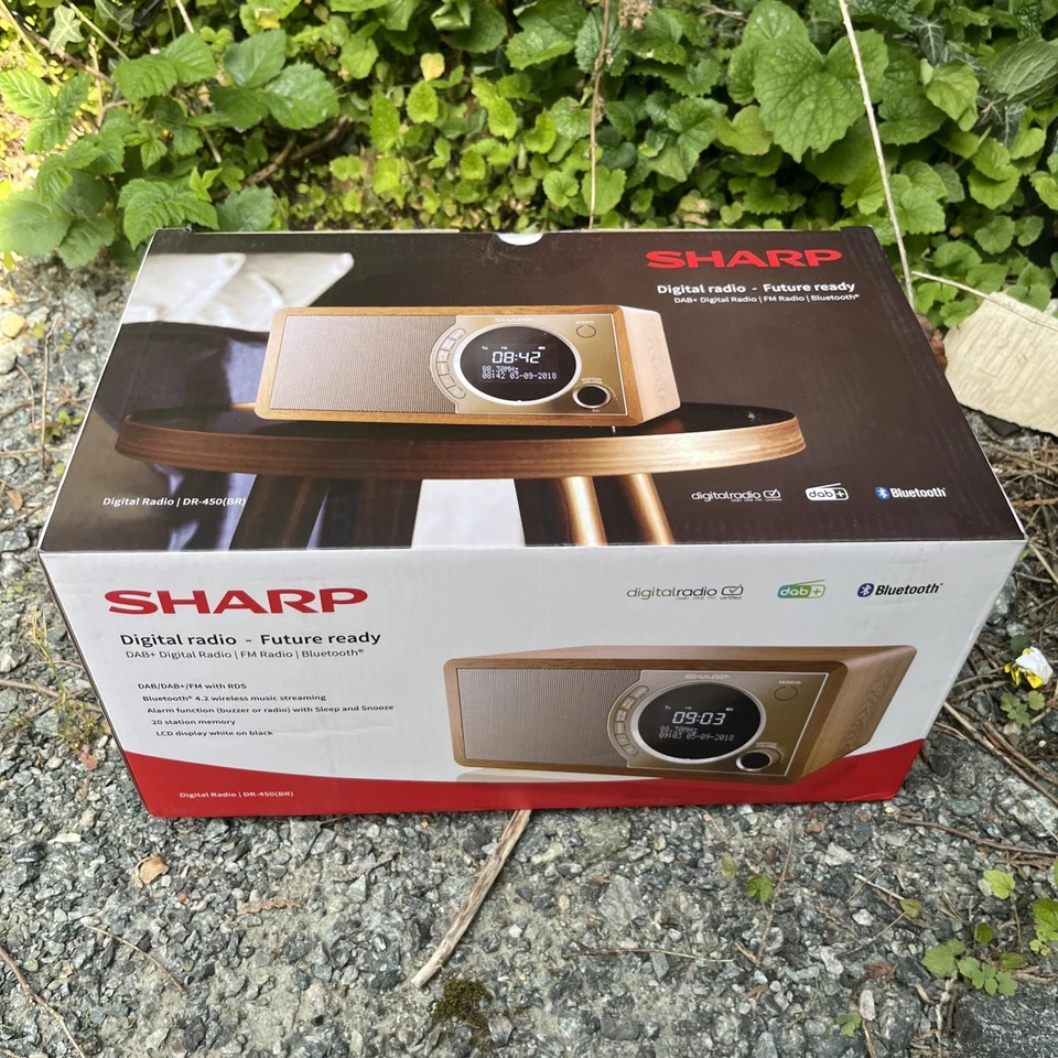 Sharp DAB+ Digitalradio DR-450 (BR) nagelneu verpackt - Bild 2 von 4