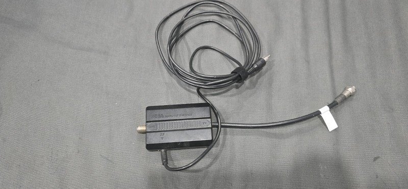 Official OEM SEGA Genesis Model 1603A Auto RF Switch AV Adapter Tested