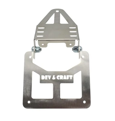 DEV&CRAFT Portatarga Universale 50 cc Pieghevole Codino Stretto Fantic Vent Valenti ecc