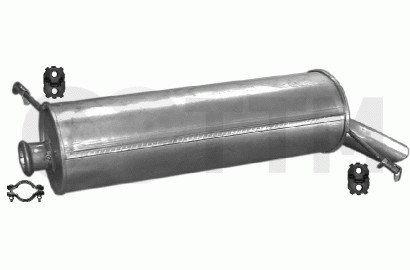 Silencieux arrière Citroën C5 2.0 D pot échappement HDi 90 110 cv années 2000 2001 2002
