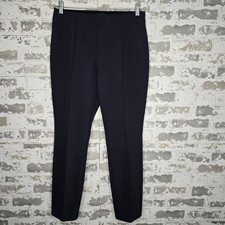 Lafayette 148 New York Pants Women Size 6 Gramercy Acclaimed Stretch Navy Ankle