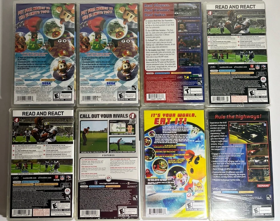 Pacote de jogos PSP UMD divertido para esportes e arcade - Imagem 3 de 3