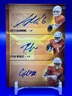 2025 Panini Silhouette #TA-TEX ARCH MANNING Ryan Wingo CJ Baxter TRIPLE AUTO /25