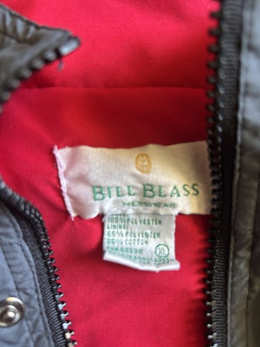 Vintage Bill Blass Jacket Mens Red, Black, Grey Windbreaker Full Zip SIZE XL - Picture 6 of 8