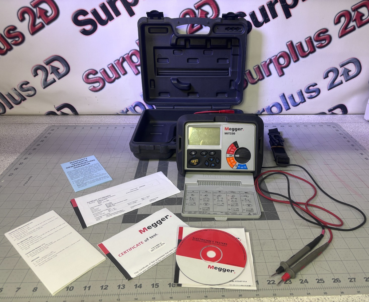 Megger MIT330 1000V Insulation Tester. | eBay