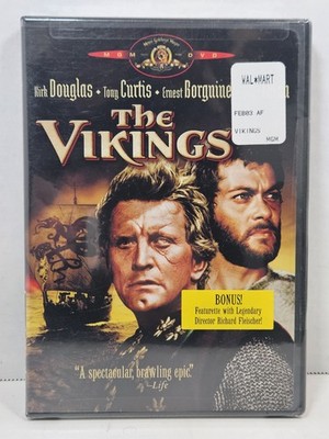 The Vikings DVD 1958 Kirk Douglas Tony Curtis Ernest Borgnine Sealed FREE SHIP